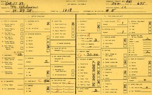 WPA household census for 1018 W 57TH, Los Angeles