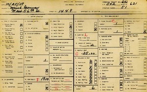 WPA household census for 1449 W 56TH, Los Angeles