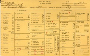 WPA household census for 1817 W SUNSET, Los Angeles