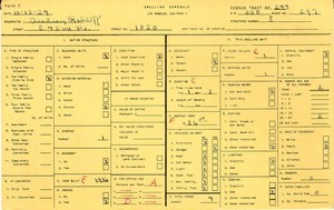 WPA household census for 1020 E 43RD, Los Angeles