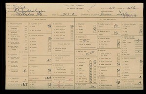 WPA household census for 1307 WATERLOO STREET, Los Angeles