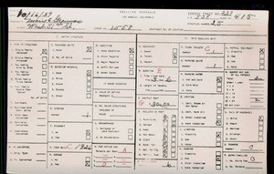 WPA household census for 1558 W 51ST STREET, Los Angeles County