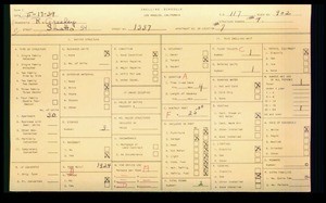 WPA household census for 1337 SHATTO ST, Los Angeles