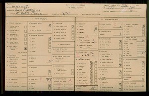 WPA household census for 912 W 40TH PL, Los Angeles County