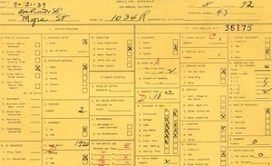 WPA household census for 1034 MYRA, Los Angeles