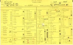 WPA household census for 625 W 4TH, Los Angeles