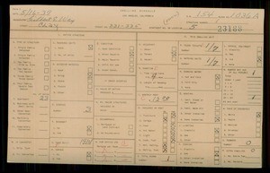 WPA household census for 331 CLAY, Los Angeles