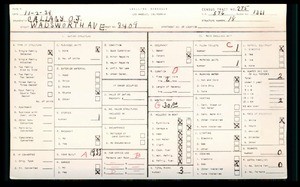 WPA household census for 8409 WADSWORTH AVENUE, Los Angeles County