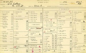 WPA household census for 3066 E 6TH, Los Angeles