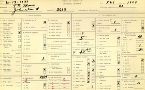 WPA household census for 2613 JOHNSTON, Los Angeles