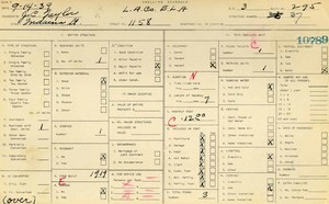 WPA household census for 1158 S INDIANA, Los Angeles