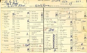 WPA household census for 420 E 42ND, Los Angeles