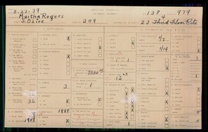 WPA household census for 209 S OLIVE STREET, Los Angeles