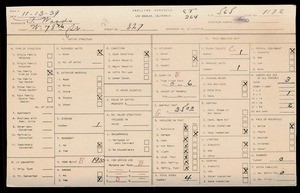 WPA household census for 827 W 78TH, Los Angeles County
