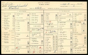 WPA household census for 1507 NEWTON, Los Angeles