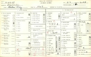 WPA household census for 1127 N BENTON WAY, Los Angeles