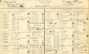 WPA household census for 3610 METTLER, Los Angeles