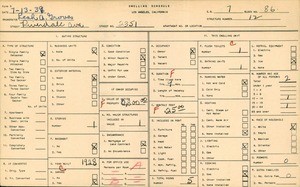 WPA household census for 2351 RIVERDALE AVE, Los Angeles