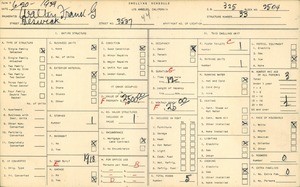 WPA household census for 3537 BESWICK, Los Angeles