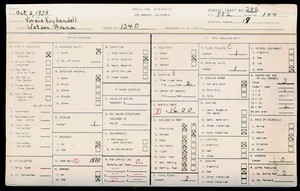 WPA household census for 1340 WATSON AVE, Los Angeles County