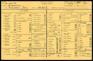 WPA household census for 3931 1/2 FLOWER DRIVE, Los Angeles County