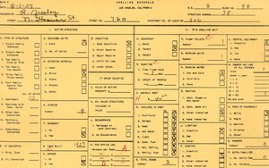 WPA household census for 760 N HOOVER, Los Angeles