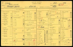 WPA household census for 1572 - 74 MURRAY DRIVE, Los Angeles