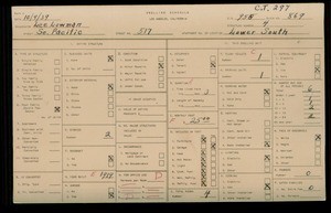 WPA household census for 517 S PACIFIC, Los Angeles County