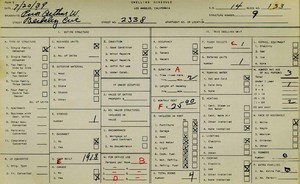 WPA household census for 2338 BERKELEY, Los Angeles
