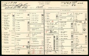 WPA household census for 1315 W 51ST PL, Los Angeles County