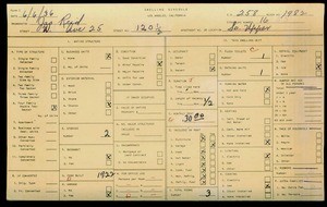 WPA household census for 120 W AVENUE 25, Los Angeles