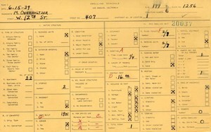 WPA household census for 407 W 12TH, Los Angeles