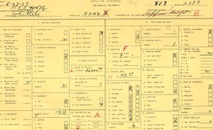 WPA household census for 3002 WHITTIER, Los Angeles