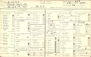 WPA household census for 2039 W 68TH ST, Los Angeles County