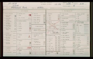 WPA household census for 12423 MITCHELL AVE, Los Angeles County