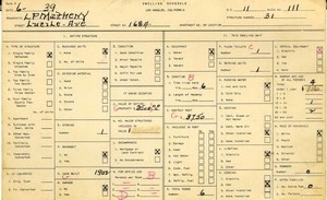 WPA household census for 1684 LUCILE, Los Angeles