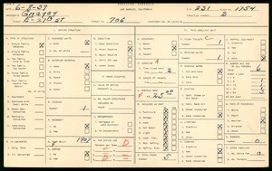 WPA household census for 706 EAST 27TH STREET, Los Angeles