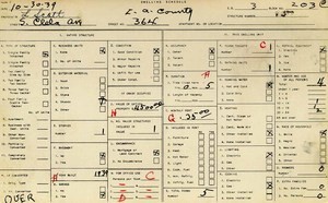 WPA household census for 364 CLELA