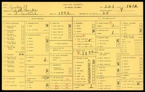 WPA household census for 1942 S CENTRAL AVE, Los Angeles