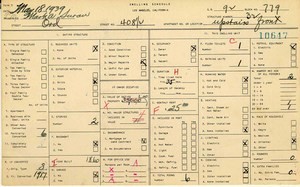 WPA household census for 408 ORD, Los Angeles