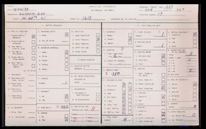 WPA household census for 1610 W 60TH STREET, Los Angeles County