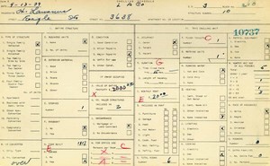 WPA household census for 3638 EAGLE