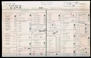 WPA household census for 651 W 111TH PL, Los Angeles County