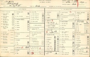 WPA household census for 126 WEST 49TH STREET, Los Angeles County