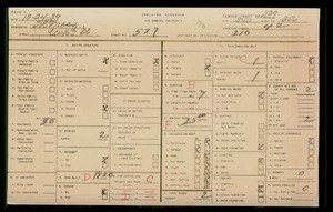 WPA household census for 527 W 46TH, Los Angeles County