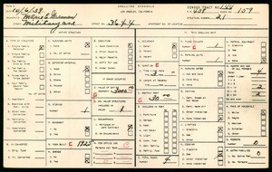 WPA household census for 3646 MILITARY AVE, Los Angeles County