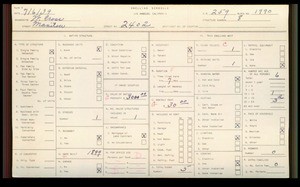 WPA household census for 2402 MANITOU, Los Angeles
