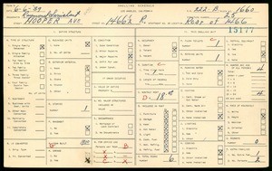 WPA household census for 1466 1/2 HOOPER AVE, Los Angeles