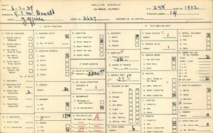 WPA household census for 2627 JEFFERIES AVE, Los Angeles
