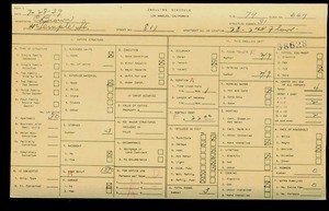 WPA household census for 811 W TEMPLE, Los Angeles